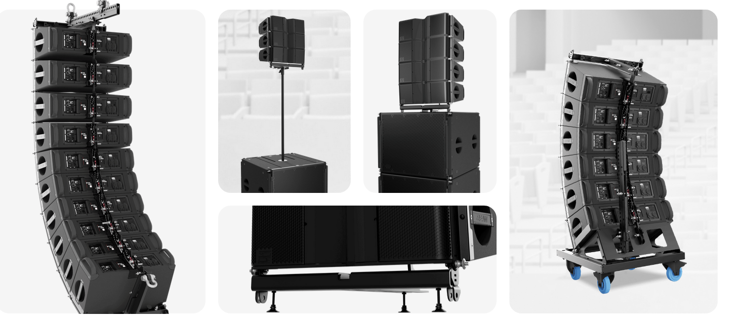 EAW NT206L and NT208L line array loudspeakers - new professional audio equipment