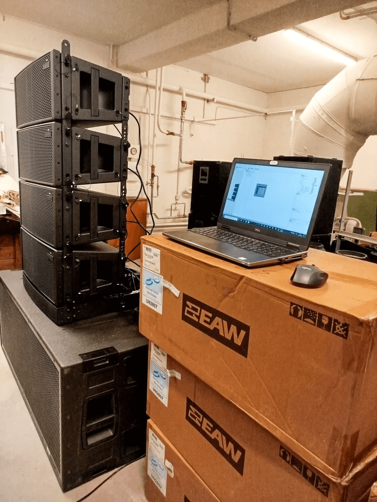 2025 Paide Teatri ja Muusikamaja – RSX208L line array helisüsteemi laiendus ja riputuslahendus - Installation Photo