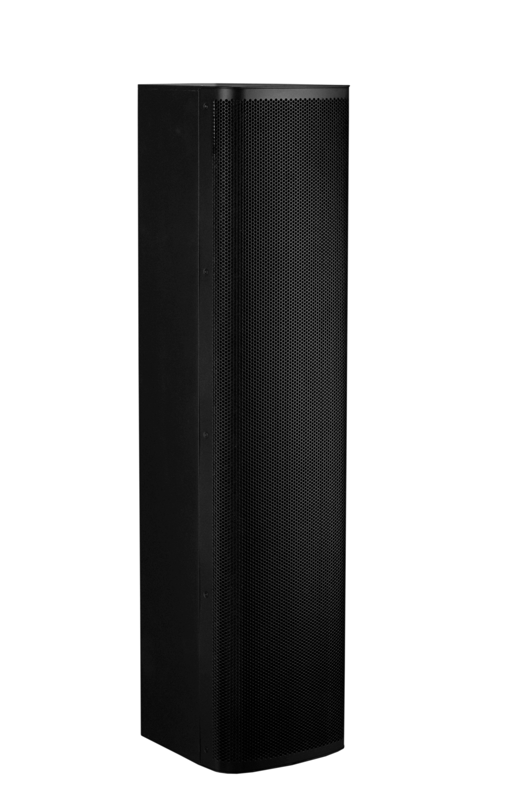 EAW AC6 Adaptive Column Loudspeaker - Compact design with six 6-inch LF transducers and 30 high-frequency dome tweeters for precise, adaptable sound control in challenging acoustic environments.