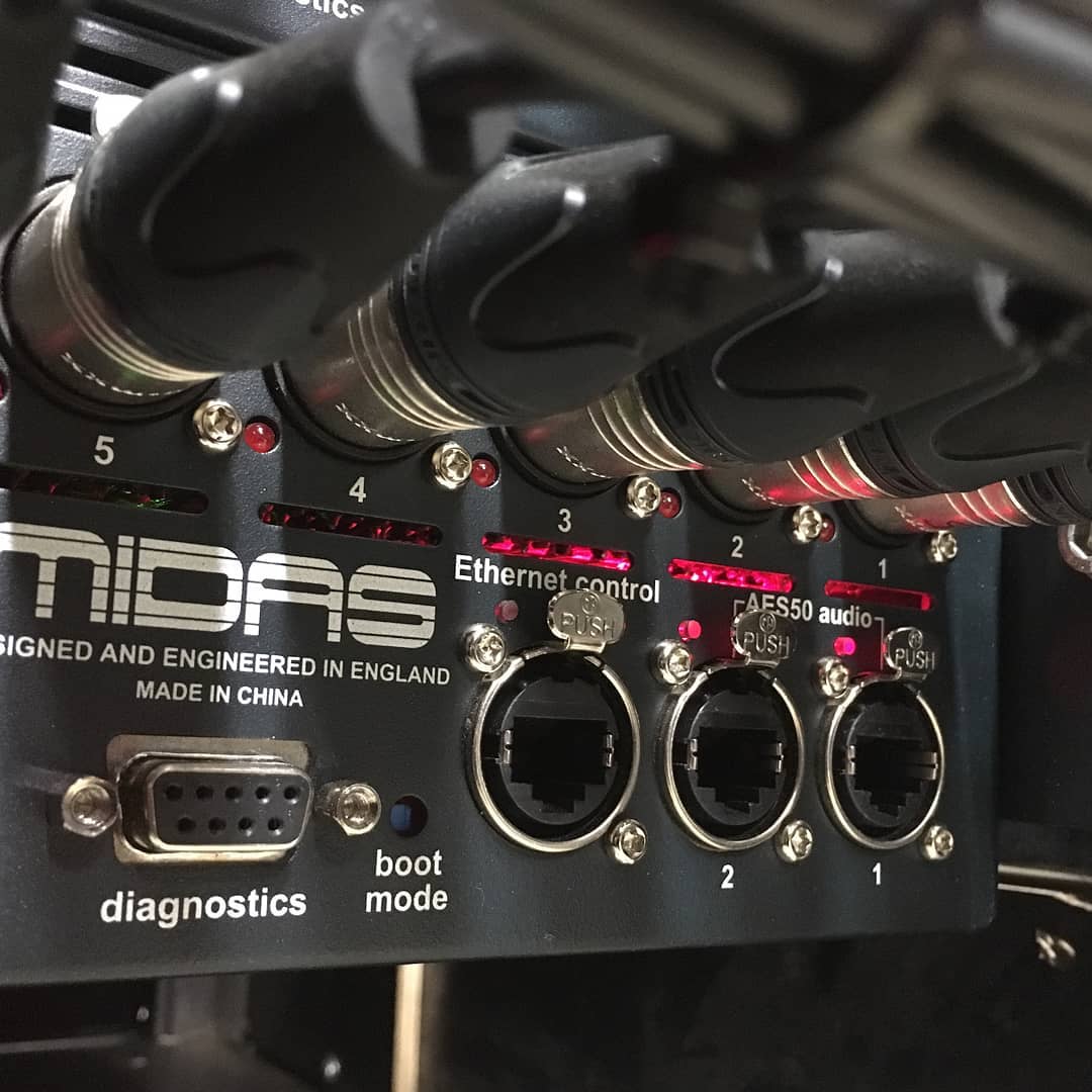 Midas StageConnect and DL Series Stageboxes